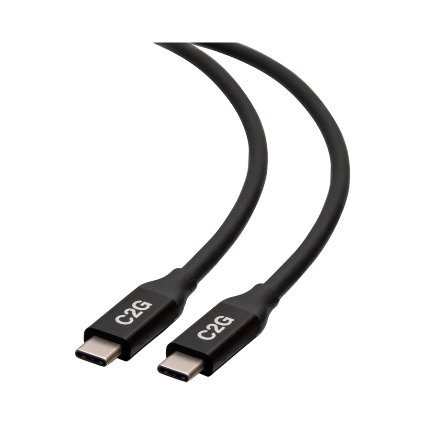 C2G 2.5ft (0.8m) USB-C Male to USB-C Male Cable (20V 5A), USB4 (40Gbps) — Being Shipped