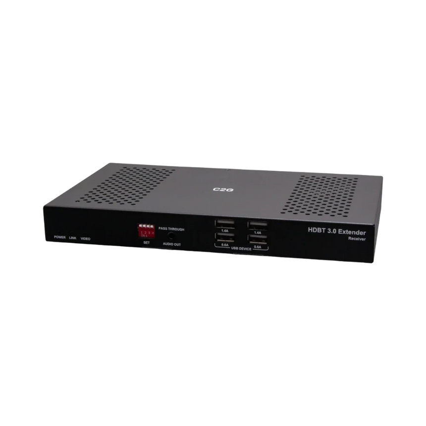 C2G HDMI HDBaseT + USB-B to A + RS232 Over Cat Extender Box TX to Box RX (18Gbps) 4K 60Hz up to 328ft — Being Shipped