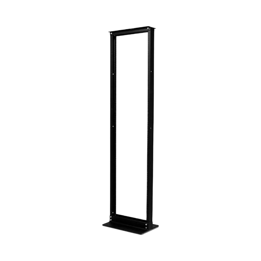 APC NetShelter 2 Post Rack 45U #12-24 Threaded Holes Black — Being Shipped