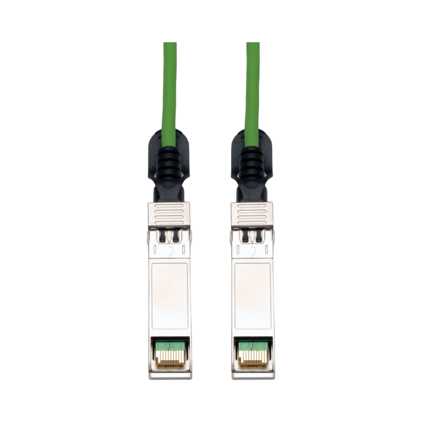 Tripp Lite SFP+ 10Gbase-CU Passive Twinax Copper Cable, SFP-H10GB-CU1M Compatible, Green, 1M (3.28 ft.) — Being Shipped