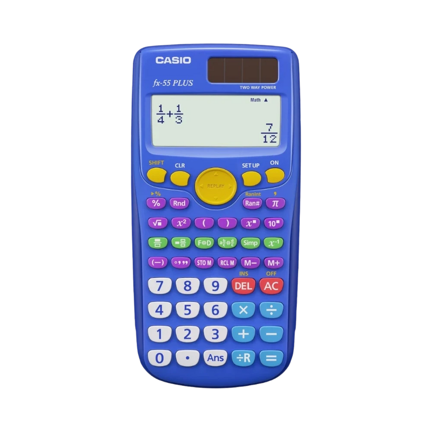 Casio fx-55 PLUS Fraction Calculator for Students — Being Shipped