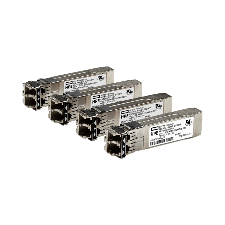 HPE MSA 25Gb SFP28 Short Range iSCSI Transceiver (4-Pack) — Being Shipped