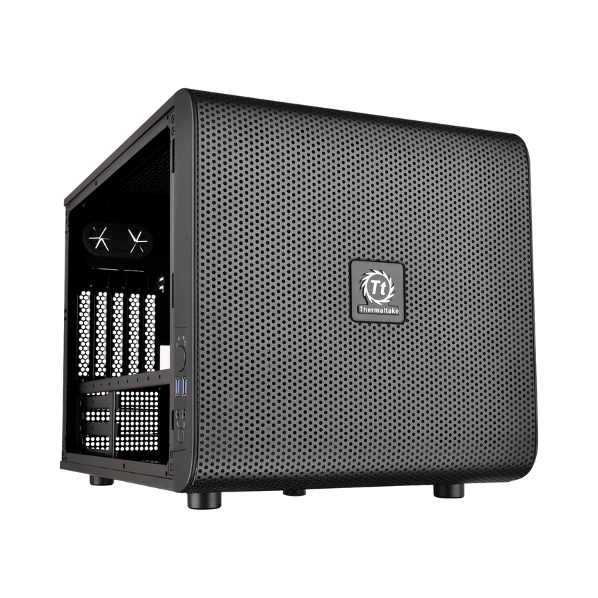 Thermaltake Core V21 Micro Chassis (Black) — Being Shipped