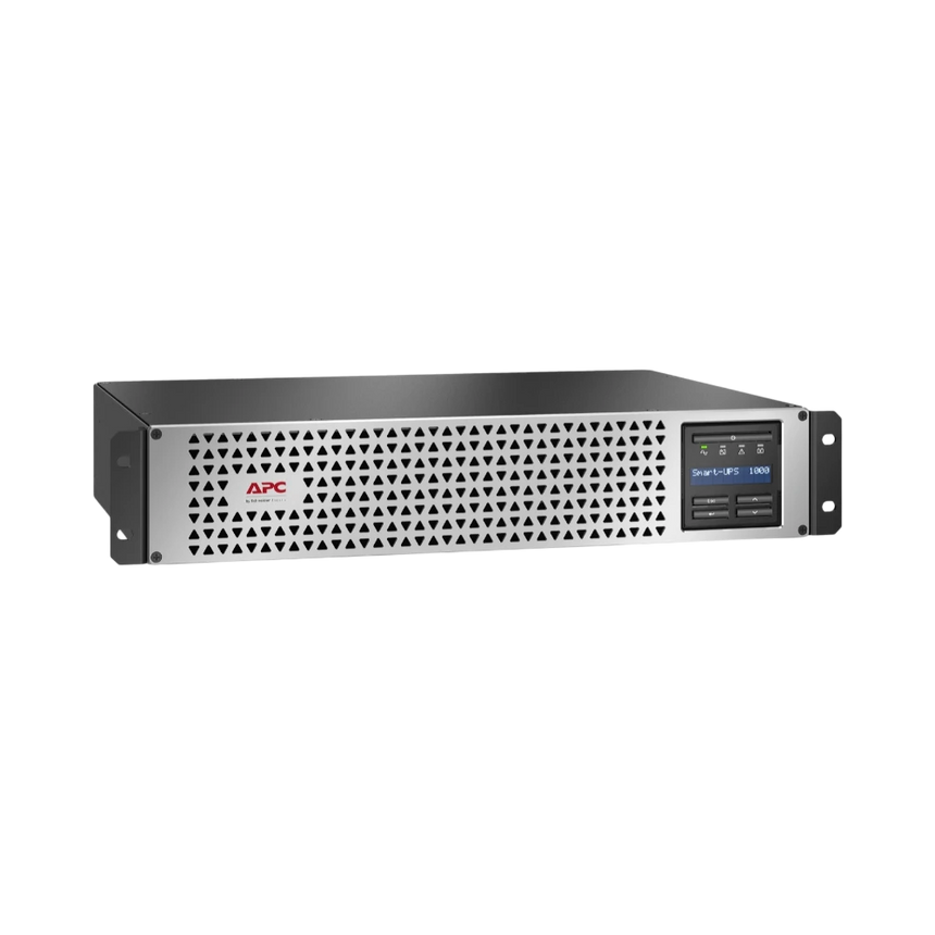 APC Smart-UPS, Line Interactive, 1000VA, Lithium-ion, Rack/Tower, 2U, 120V, 6x NEMA 5-15R outlets, SmartConnect Port+Network Card, Short Depth, AVR — Being Shipped