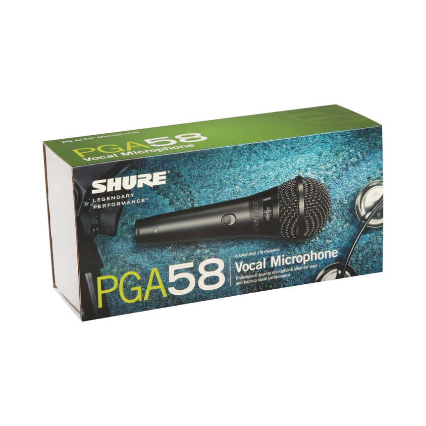Shure PGA58-LC Cardioid Dynamic Vocal Microphone — Being Shipped
