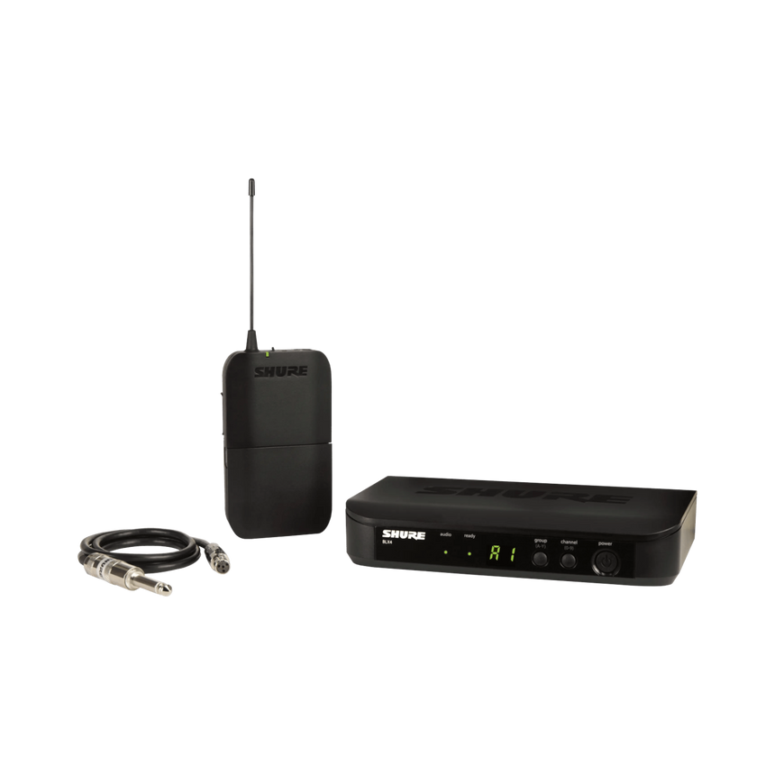 Shure BLX14 Wireless Guitar System (H10: 542 to 572 MHz) — Being Shipped