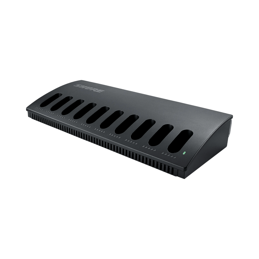 Shure MXCWNCS 10-Bay Networked Charging Station for SB930 Batteries (US) — Being Shipped