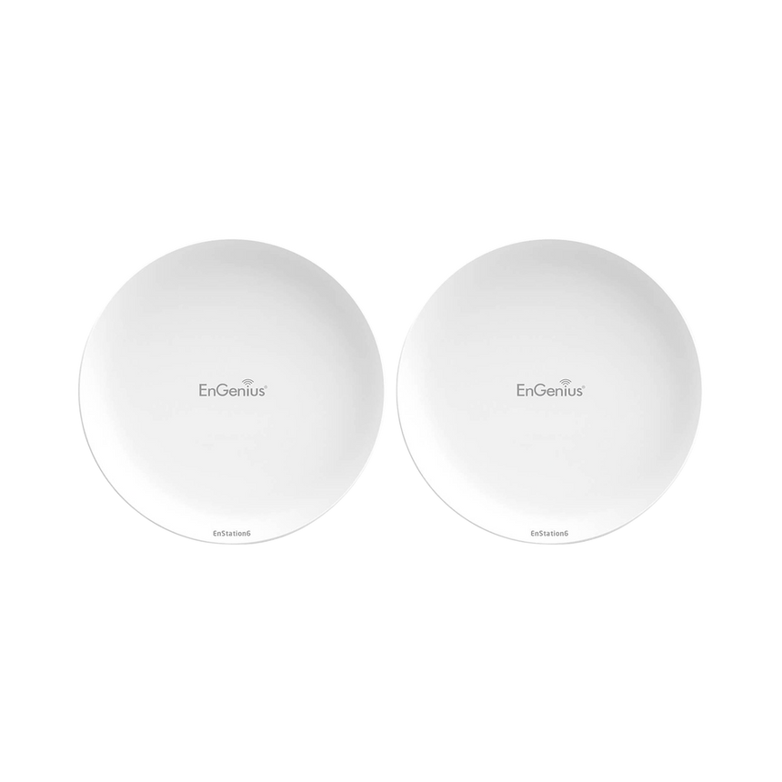 EnGenius EnStation6 Wireless 5 GHz Long Range Wi-Fi 6 Outdoor Bridge (2-Piece Kit) — Being Shipped