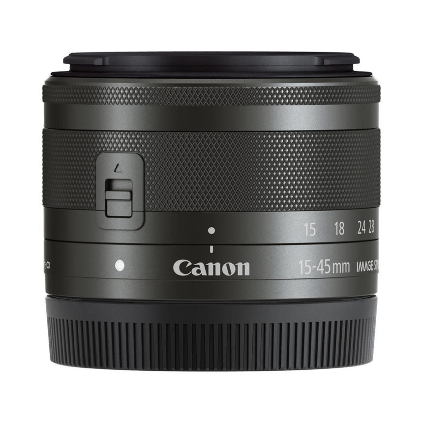 Canon EF-M 15-45mm f/3.5-6.3 IS STM Lens (Graphite) — Being Shipped