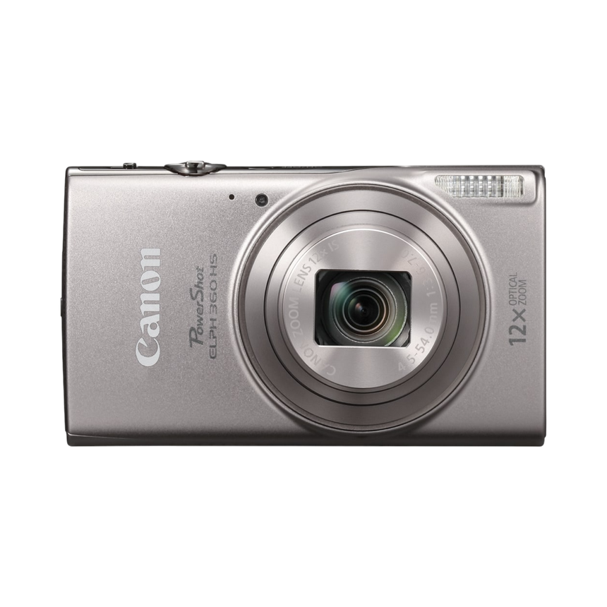 Canon PowerShot ELPH 360 HS 20.2MP Digital Camera (Silver) — Being Shipped