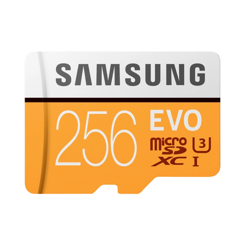Samsung 256GB EVO UHS-I microSDXC Memory Card with SD Adapter — Being Shipped