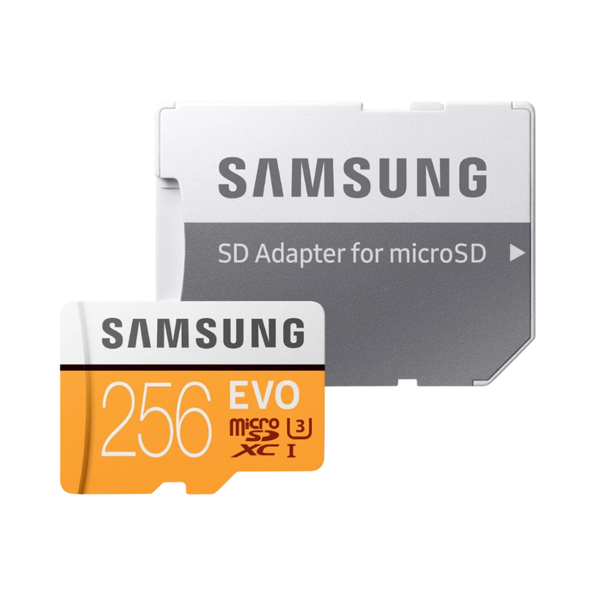 Samsung 256GB EVO UHS-I microSDXC Memory Card with SD Adapter — Being Shipped