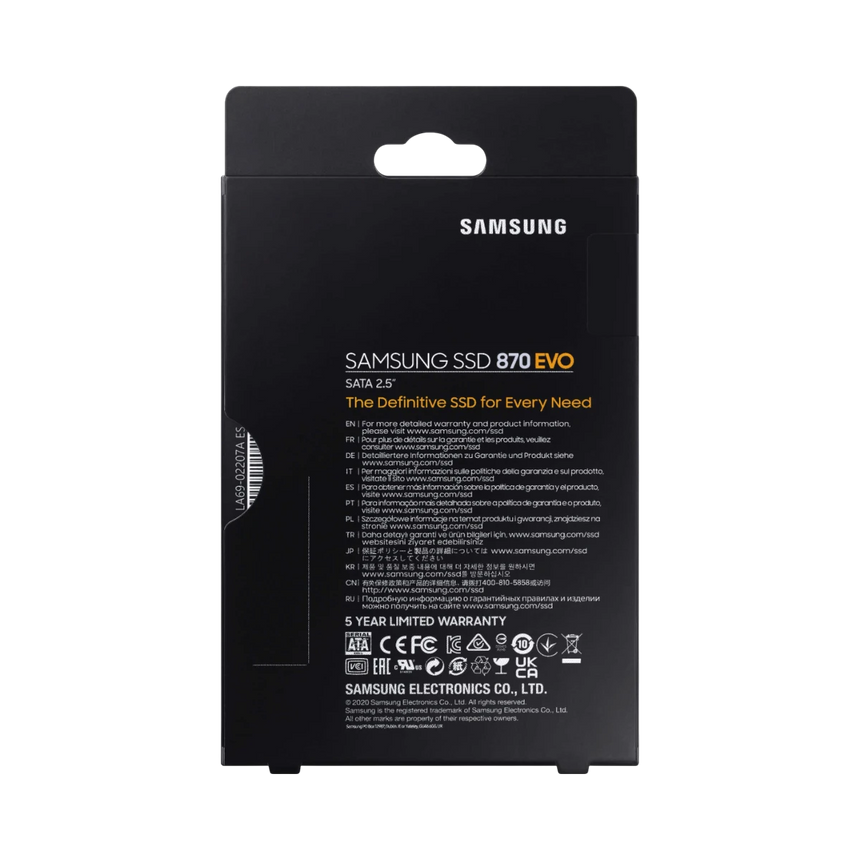 Samsung 870 EVO 2.5" SATA III 250GB Internal SSD — Being Shipped