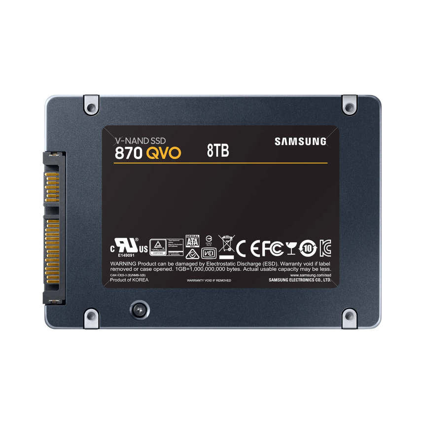 Samsung 870 QVO 2.5" SATA III 6 Gb/s 8TB Internal SSD — Being Shipped