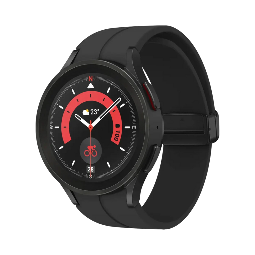 Samsung Galaxy Watch5 Pro 45mm BT Titanium Smartwatch (Black) — Being Shipped