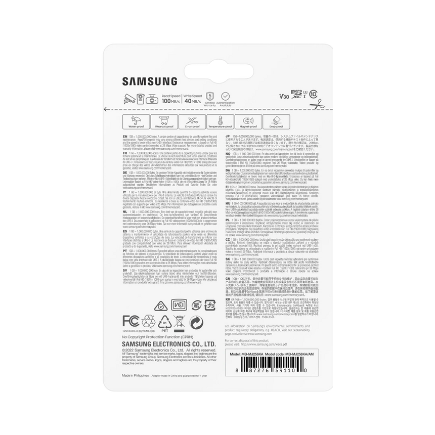 Samsung PRO Endurance UHS-I microSDXC 256GB Memory Card with SD Adapter — Being Shipped