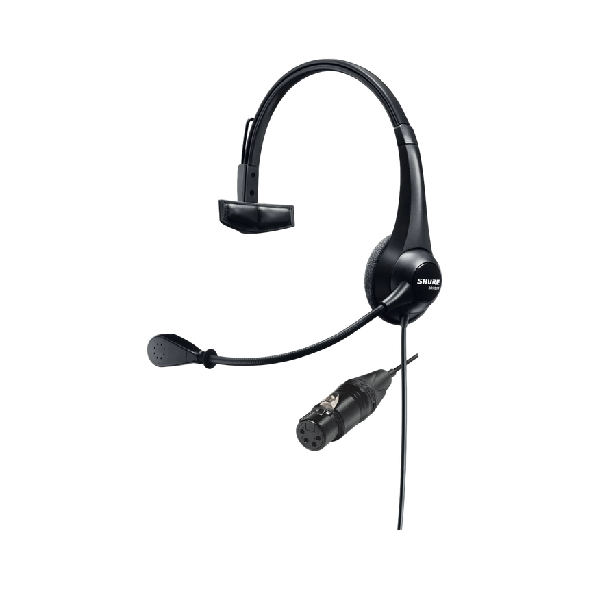 Shure BRH31M-NXLR4F Lightweight Single-Sided Broadcast Headset with Neutrik 4-Pin XLR-F Cable — Being Shipped