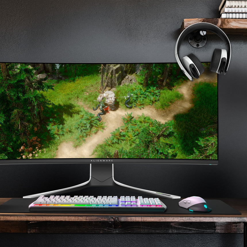 Alienware AW610M-L Wired/Wireless Optical Gaming Mouse with RGB Lighting (Lunar Light) — Being Shipped