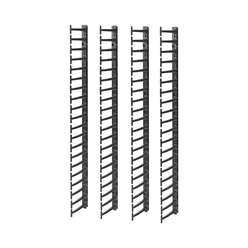 APC NetShelter Cable Management, Vertical Cable Manager, for NetShelter SX Networking Enclosure, Set of 4, 25 x 1778 x 163 mm — Being Shipped