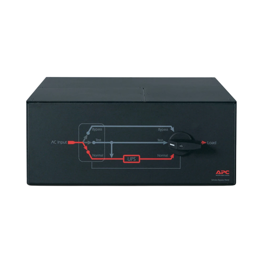 APC Service Bypass Panel- 200/208/240V; 100A; MBB; Hardwire input; (6) L14-30R output — Being Shipped