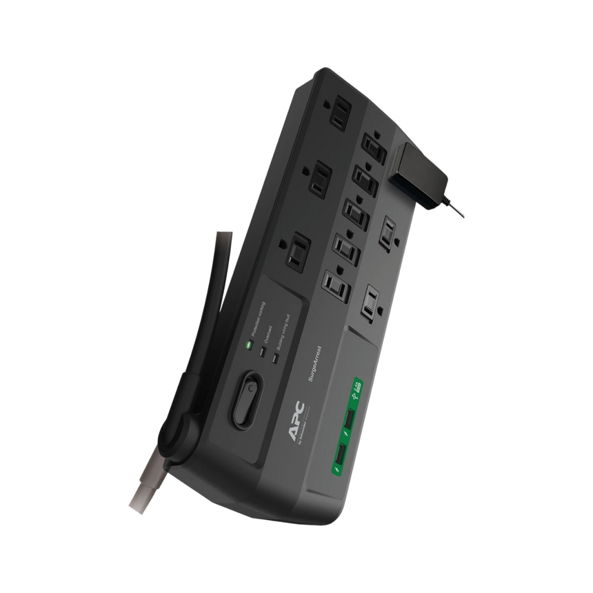 APC Performance SurgeArrest 11 Outlets with 2 USB charging ports (5V, 2.4A in total), 120V Surge Protector — Being Shipped