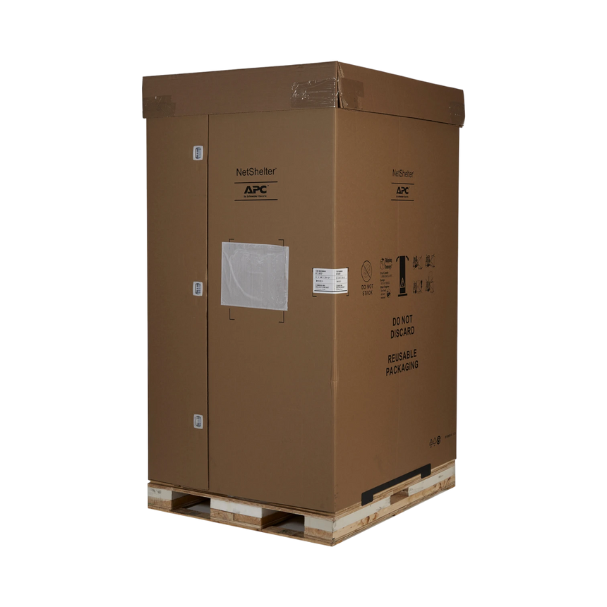 APC NetShelter SX, Server Rack Enclosure, 42U, Shock Packaging, 2000 lbs, Black, 1991H x 600W x 1070D mm — Being Shipped