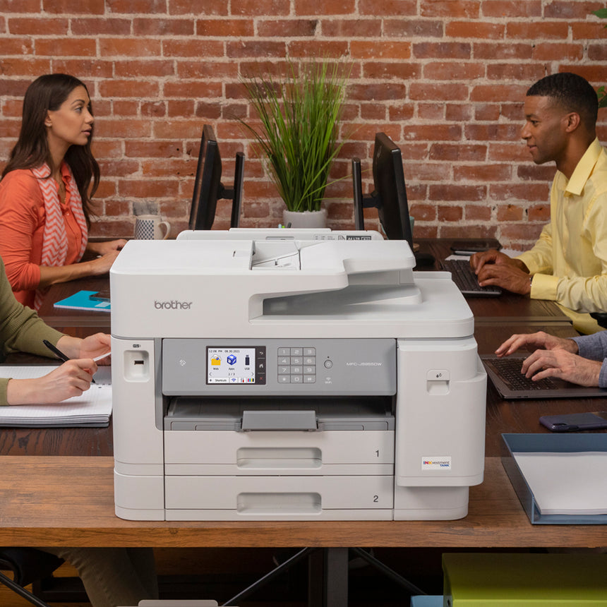 Brother Business Color Inkjet All-in-One Printer with Low-Cost, Up to 11" x 17" Printing, Wireless and Ethernet Networking, Duplex Print, Scan, and Copy — Being Shipped