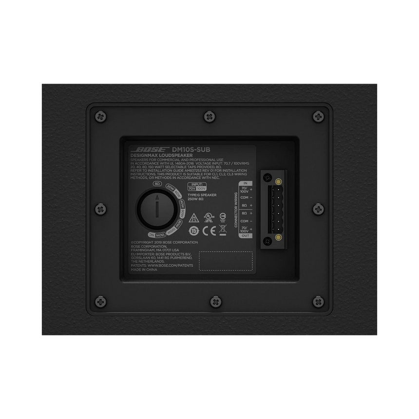 Bose Professional DesignMax DM10S 10" Passive Subwoofer (Black) — Being Shipped
