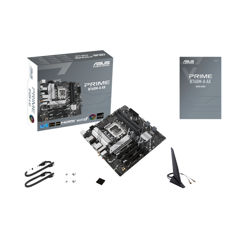 ASUS PRIME B760M-A AX LGA 1700 Micro-ATX Motherboard — Being Shipped