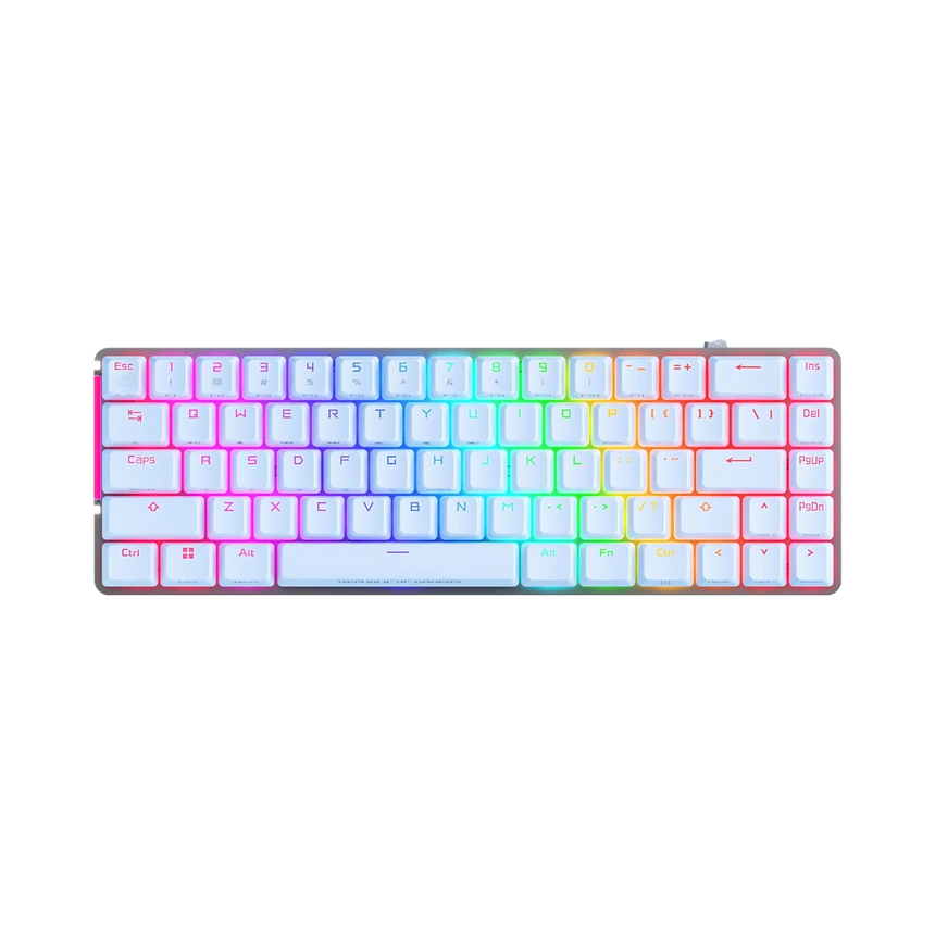 ASUS ROG Falchion Ace Wired Backlit Mechanical Keyboard (White, ROG NX Brown Switches) — Being Shipped