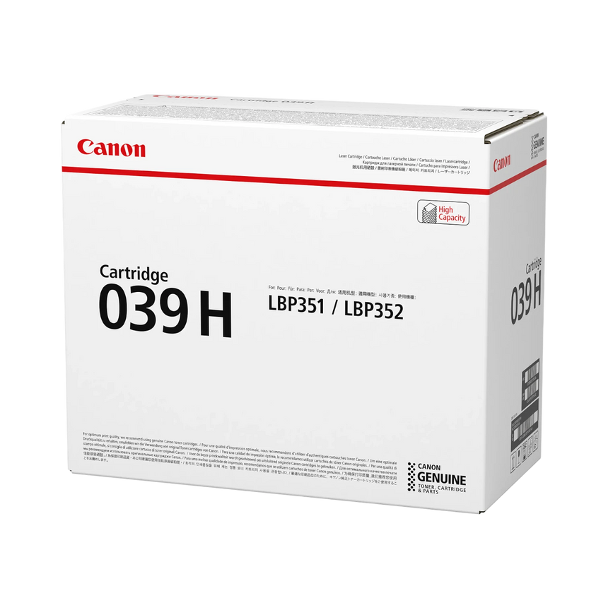 Canon 039H Black High Yield Toner Cartridge — Being Shipped