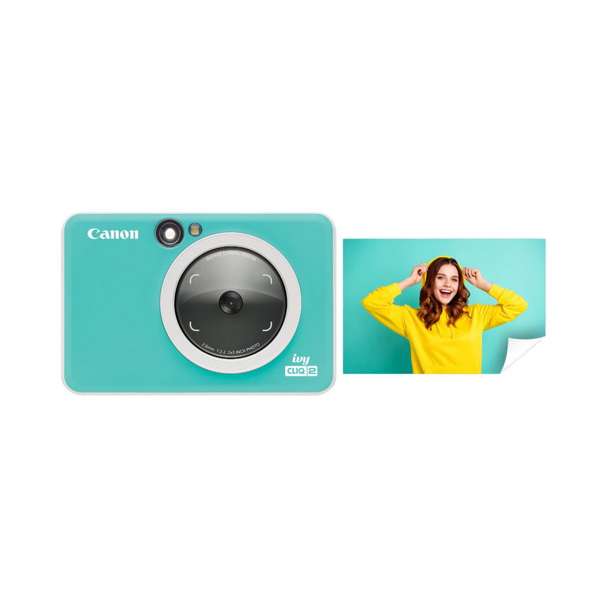 Canon IVY CLIQ2 Instant Camera Printer (Turquoise) — Being Shipped