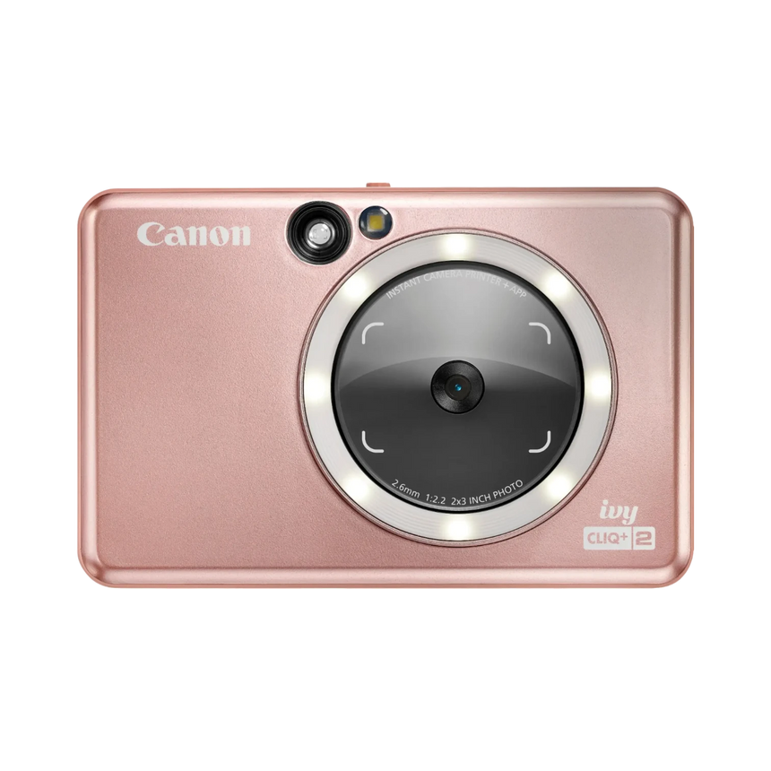 Canon IVY CLIQ+2 Instant Camera Printer (Rose Gold) — Being Shipped