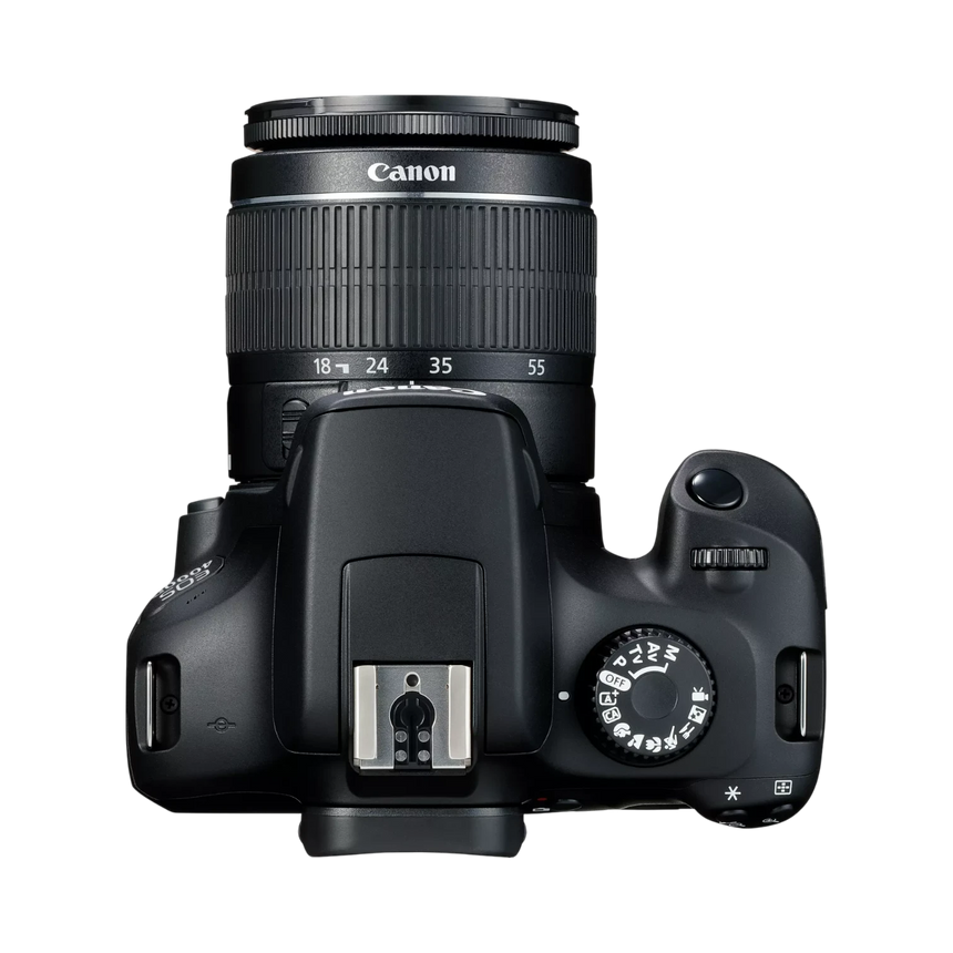 Canon EOS 4000D/Rebel T100 18.0MP Digital DSLR Camera with 18-55mm EF-S f/3.5-5.6 Lens — Being Shipped