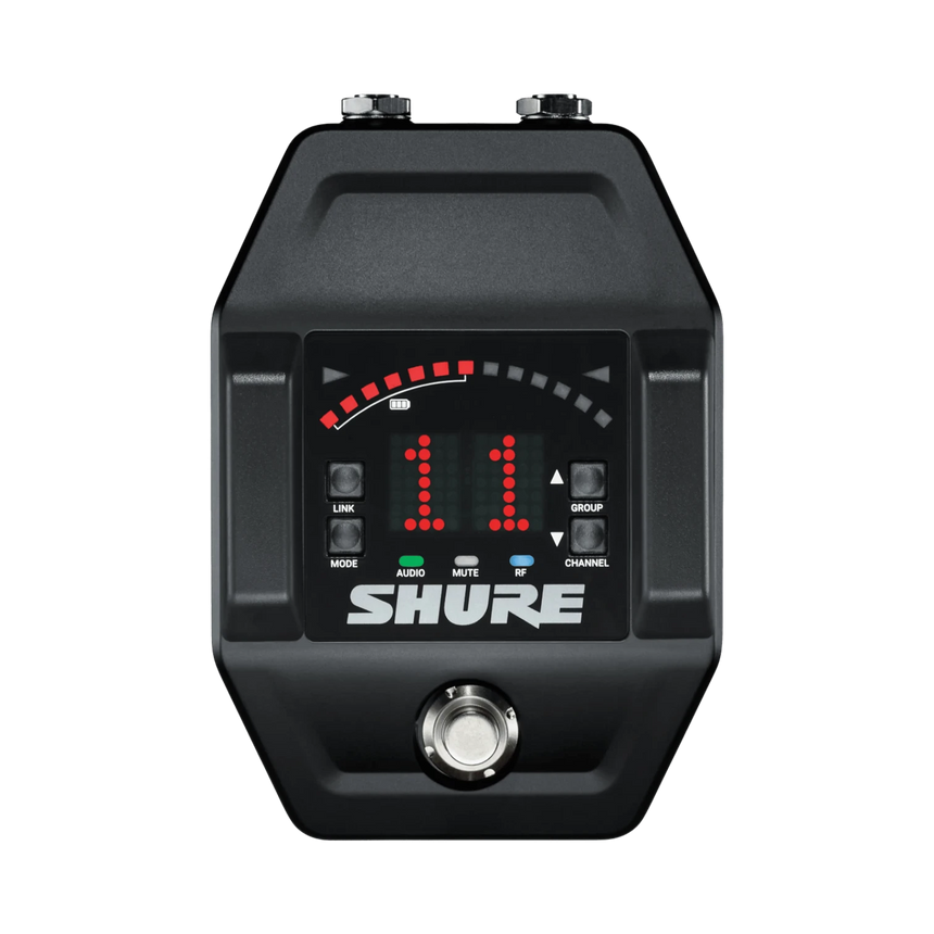 Shure GLXD6+ Dual-Band Wireless Guitar Pedal Receiver (Z3: 2.4, 5.8 GHz) — Being Shipped