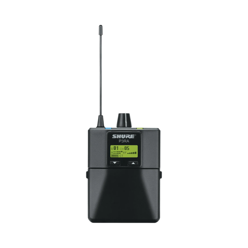 Shure P3RA Wireless Bodypack Receiver for PSM300 System (H20: 518-542 MHz) — Being Shipped