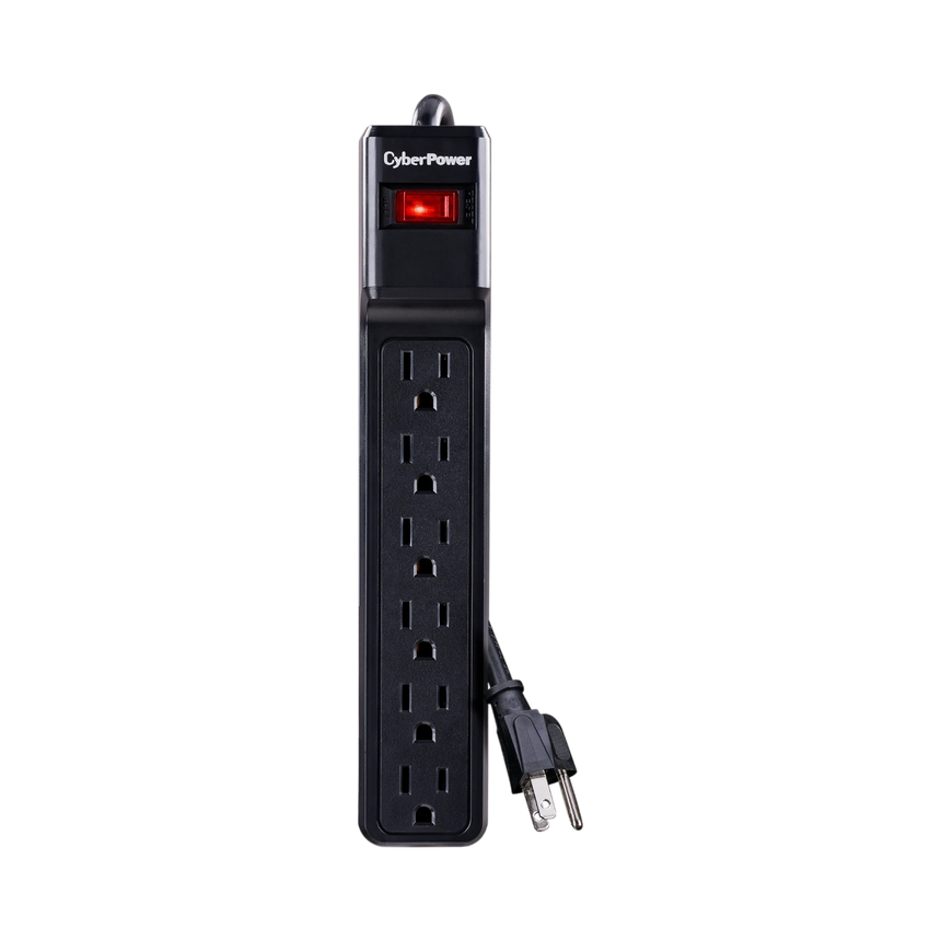 CyberPower 900J/125V 4ft Essential 6 Outlets Surge Protector — Being Shipped