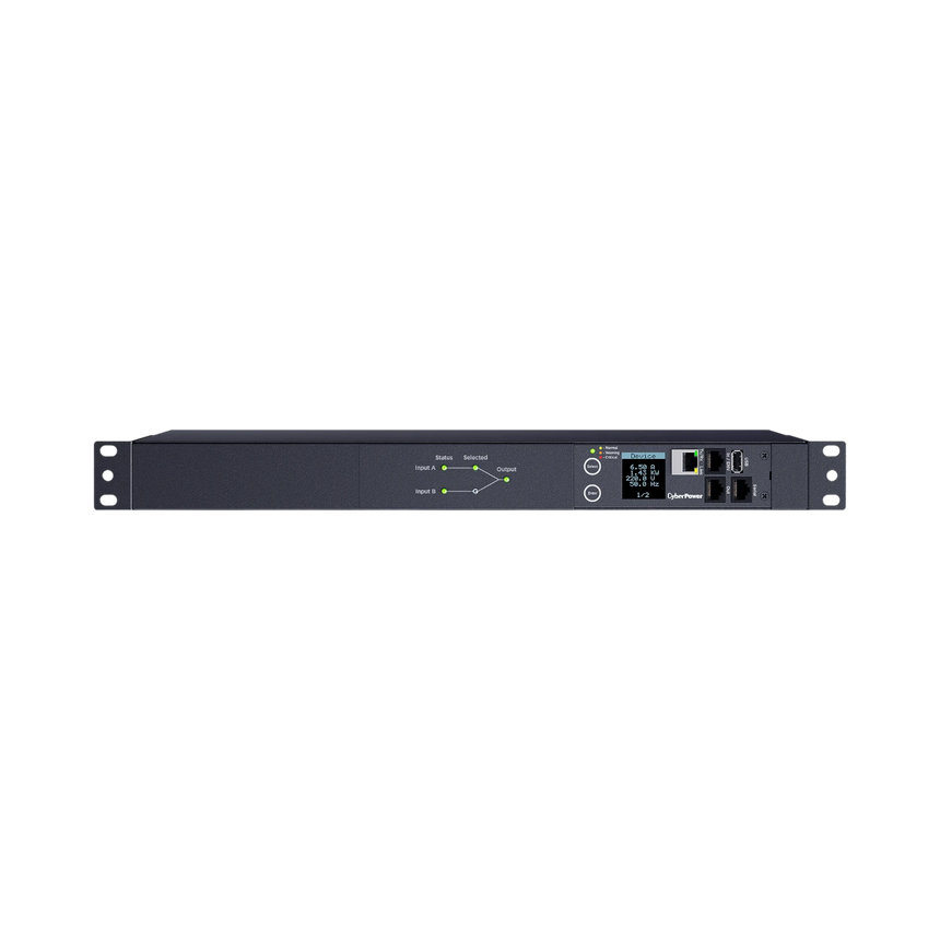 CyberPower PDU44001 Switched ATS PDU (15A, 200 to 240 VAC) — Being Shipped