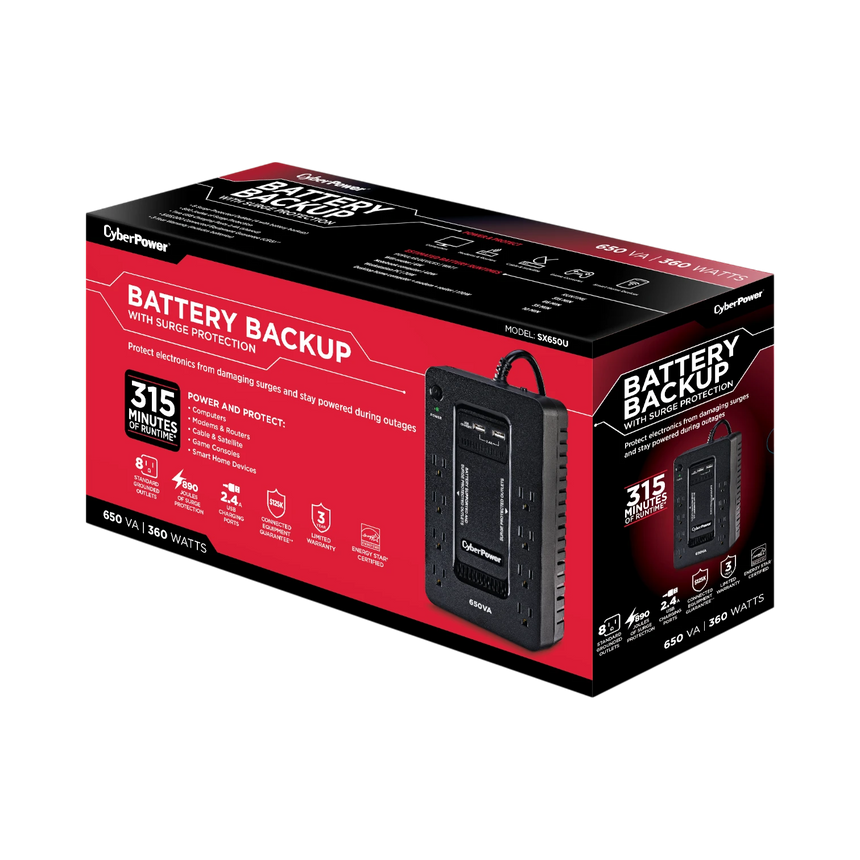 CyberPower SX650U Battery Backup System — Being Shipped