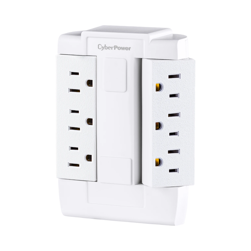 CyberPower GT600P Swivel Wall Tap (White) — Being Shipped