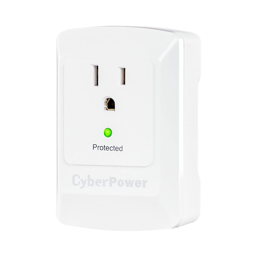 CyberPower CSB100W Single Outlet Wall-Tap Surge Protector — Being Shipped