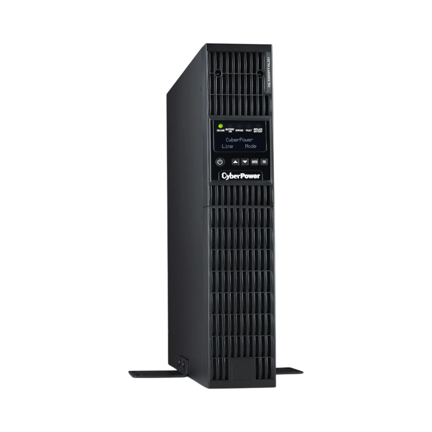CyberPower Smart App Online Series 2 RU Rack/Tower Sine Wave Double-Conversion UPS (1,000VA / 900W) — Being Shipped