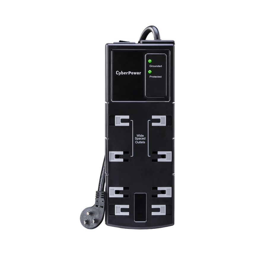 CyberPower CSB808 8-Outlet Essential Series Surge Protector (Black) — Being Shipped