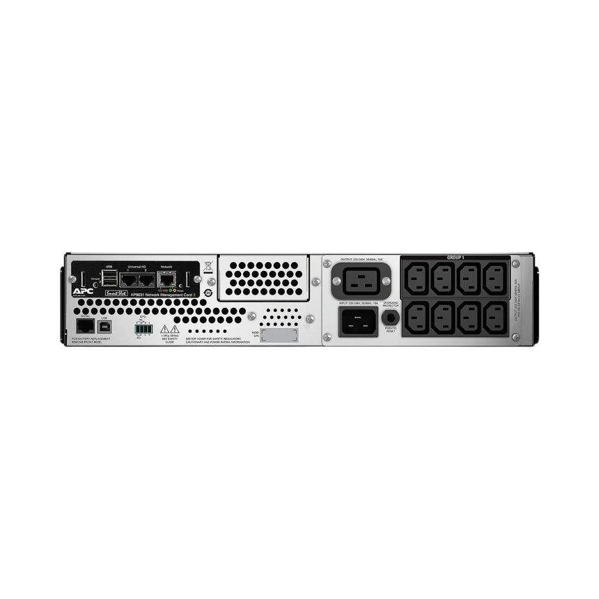 APC Smart-UPS, Line Interactive, 3kVA, Rackmount 2U, 230V, 8x IEC C13+1x IEC C19 outlets, Network Card, AVR, LCD — Being Shipped