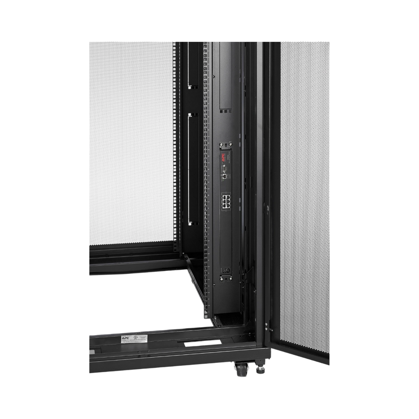 APC NetShelter SV, Server Rack Enclosure, 42U, Black, 2057H x 800W x 1060D mm with Roof, Castors, Feet, 4 Brackets, Bottom and Side Panels — Being Shipped