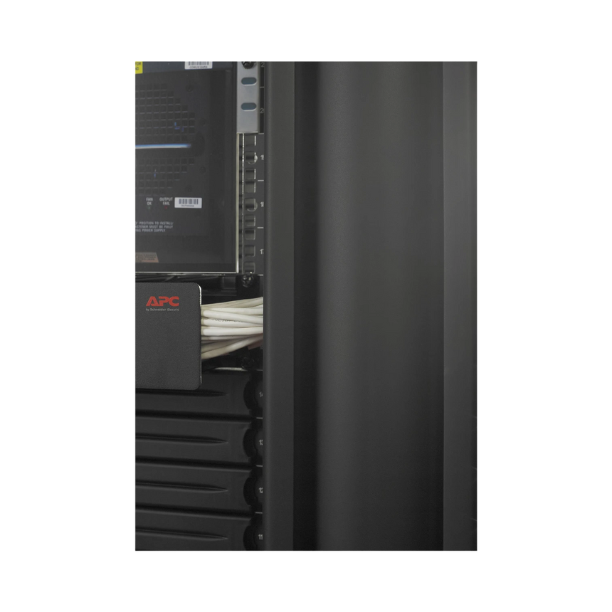 APC Valueline, Vertical Cable Manager for 2 & 4 Post Racks, 84"H X 6"W, Single-Sided with Door — Being Shipped