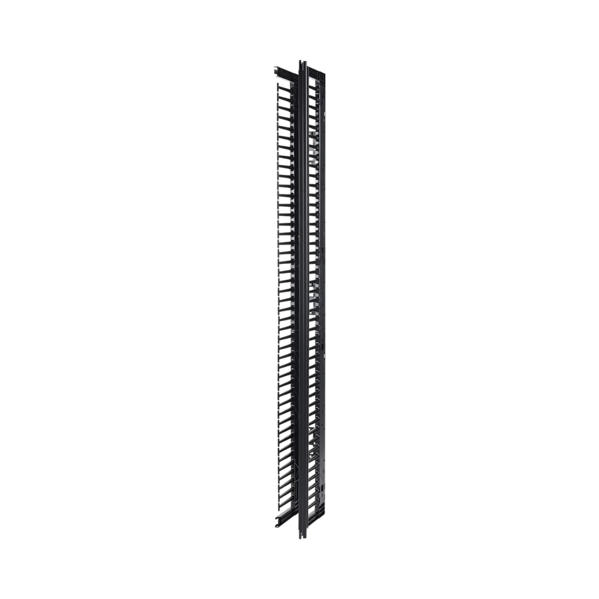 APC Valueline, Vertical Cable Manager for 2 & 4 Post Racks, 84"H X 6"W, Single-Sided with Door — Being Shipped