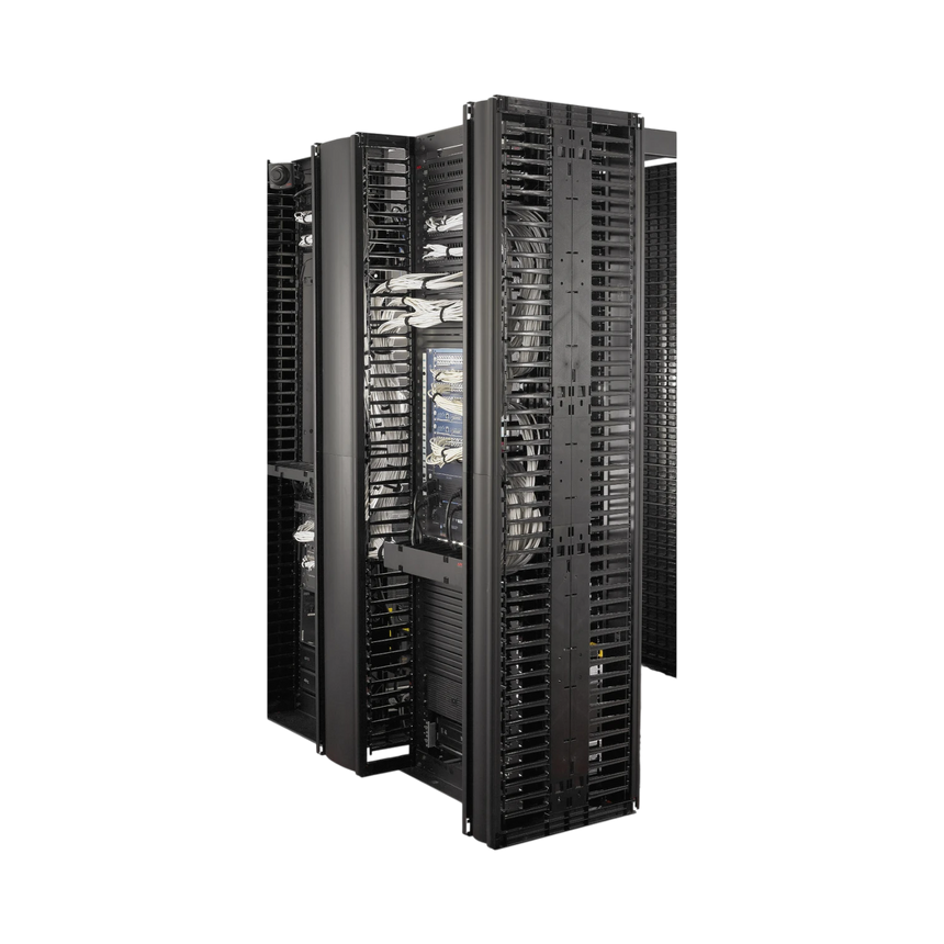 APC Valueline, Vertical Cable Manager for 2 & 4 Post Racks, 84"H X 6"W, Single-Sided with Door — Being Shipped