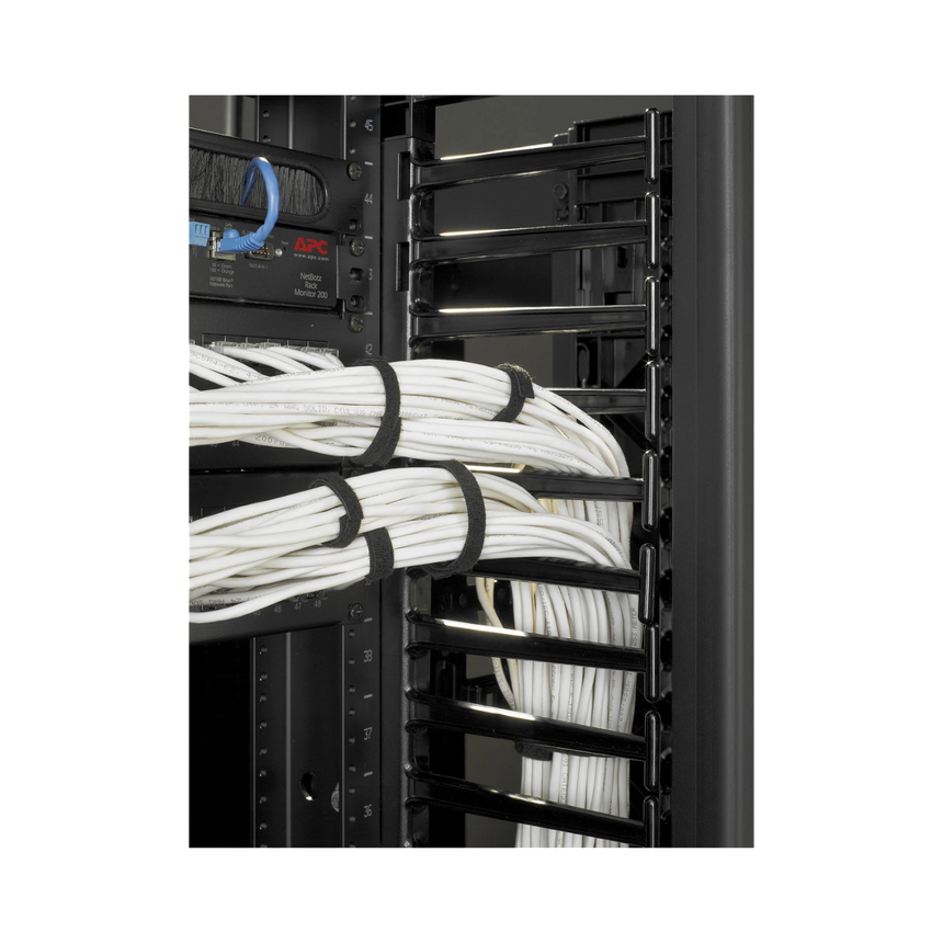 APC Valueline, Vertical Cable Manager for 2 & 4 Post Racks, 84"H X 6"W, Single-Sided with Door — Being Shipped
