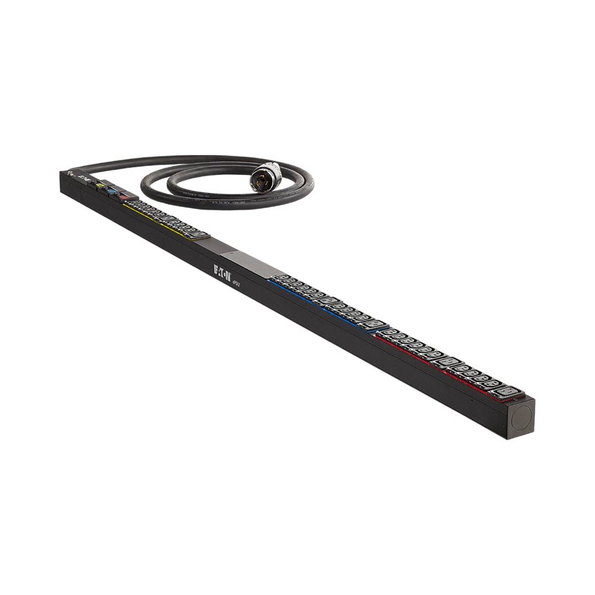 Eaton Basic Rack PDU, 2U, L6-30P }Input, 4.99 kW Max, 200-240V, 30A, 9 ft Cord, Single-phase, Outlets: (4) L6-20R — Being Shipped